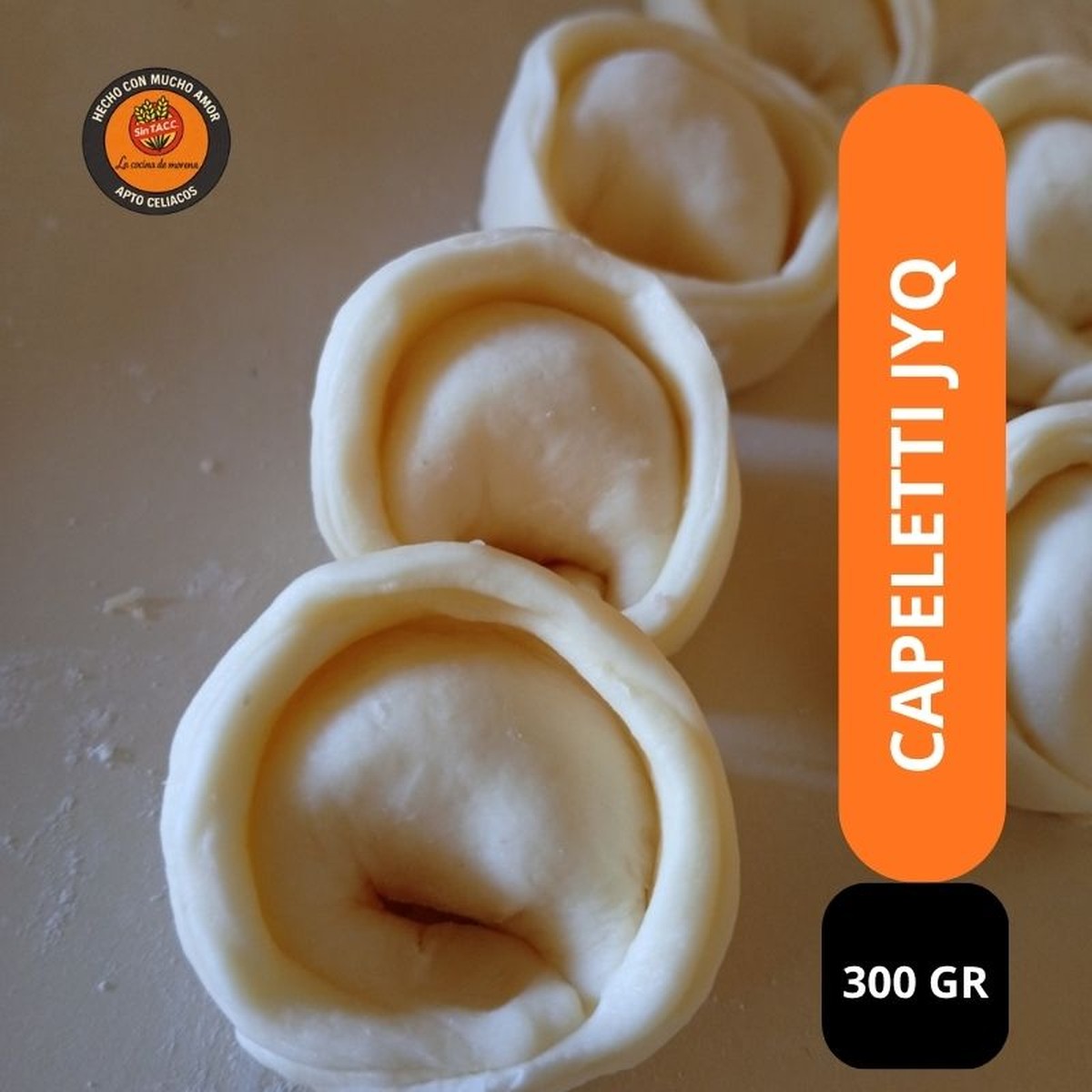 Capeletis de jamón y queso