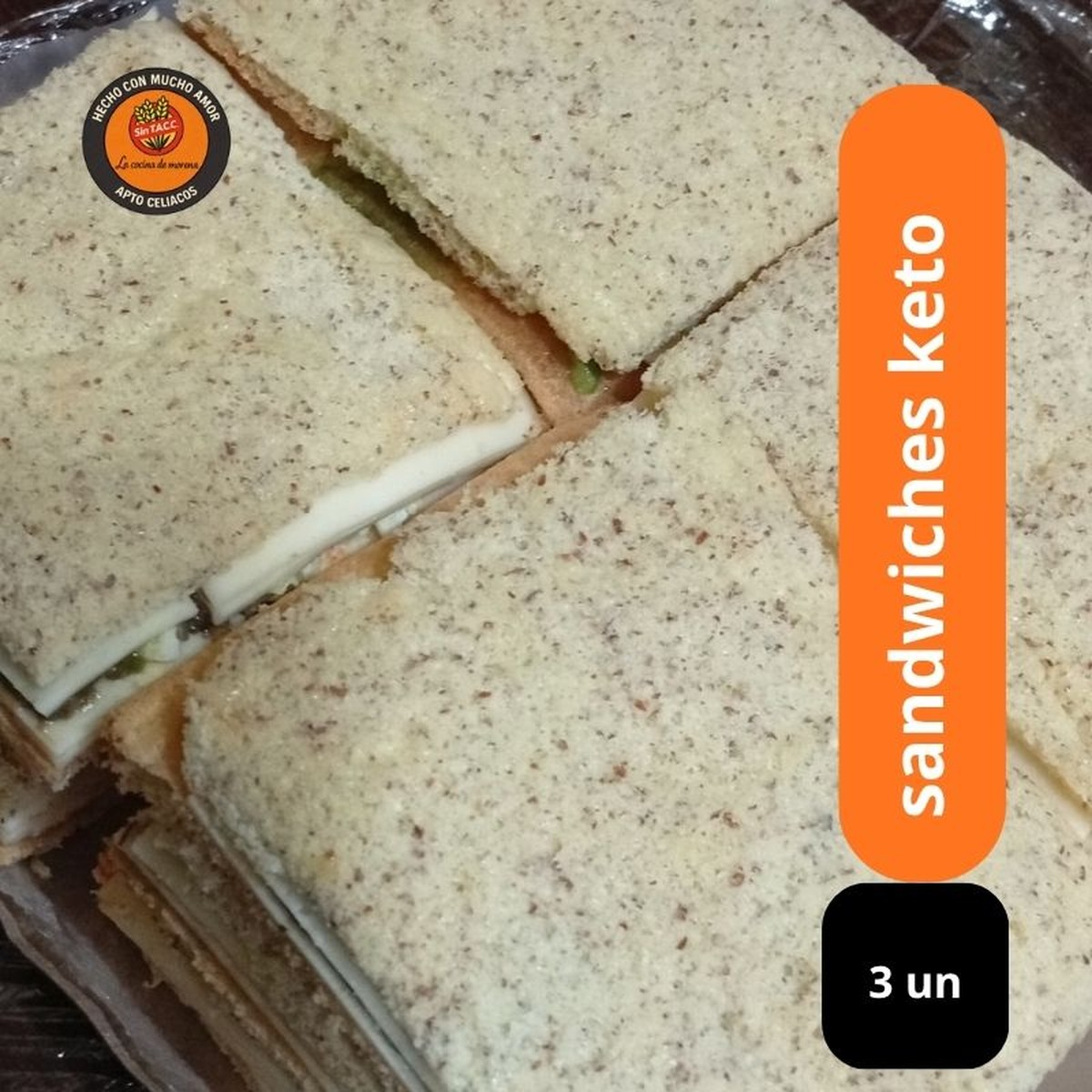 Sandwich de miga keto